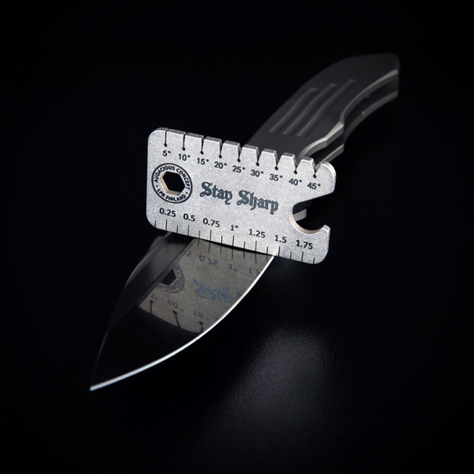 Audacious Concept Dog Tag Tool - Titanium - Satin Blue