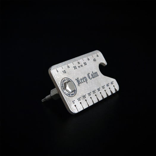 Audacious Concept Dog Tag Tool - Titanium - Satin Yellow