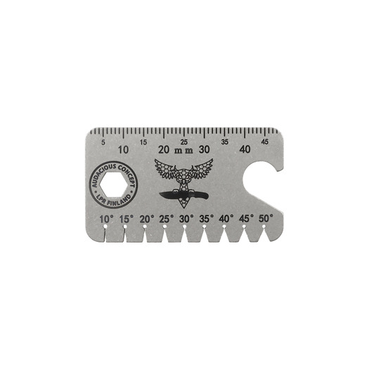 Audacious Concept Dog Tag Tool - Titanium - Stonewashed