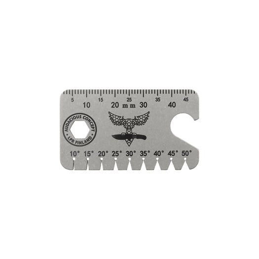 Audacious Concept Dog Tag Tool - Titanium - Stonewashed