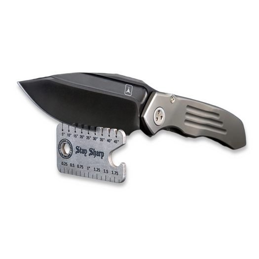Audacious Concept Dog Tag Tool - Titanium - Stonewashed