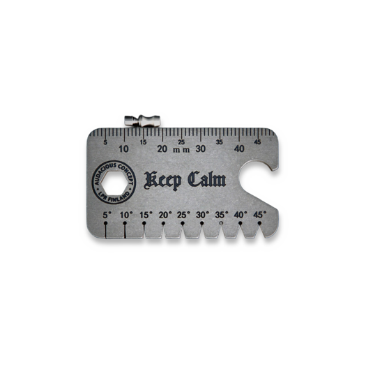 Audacious Concept Dog Tag Tool - Titanium - Stonewashed