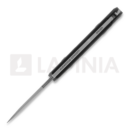 Audacious Concept Fanglet - MagnaCut - G10 Black knife