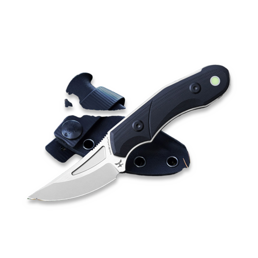 Audacious Concept Fanglet - MagnaCut - G10 Black knife