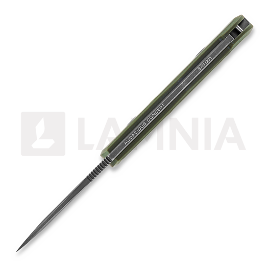 Audacious Concept Fanglet - MagnaCut - G10 OD Green kniv