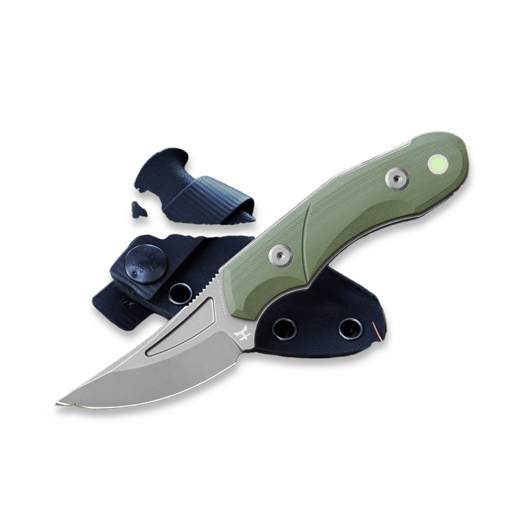 Audacious Concept Fanglet - MagnaCut - G10 OD Green knife