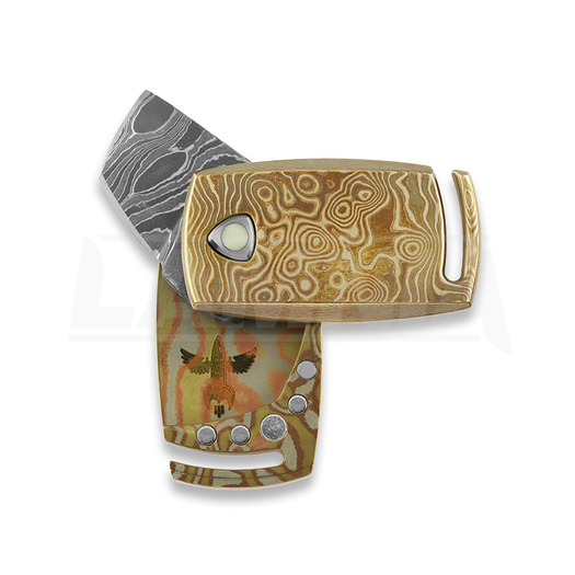 Audacious Concept IMP - Damascus - Mokume folding knife