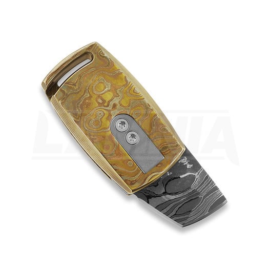 Audacious Concept IMP - Damascus - Mokume sulankstomas peilis