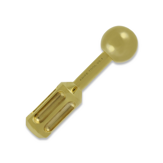 Audacious Concept Knife Tool V5.1 - Brass - Hand Polished