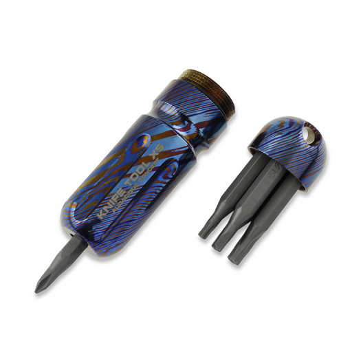 Audacious Concept Knife Tool XS - Timascus - Hand Polished