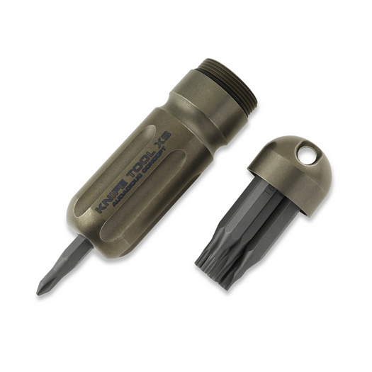 Audacious Concept Knife Tool XS - Titanium - Green Tea