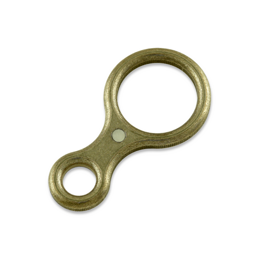 Audacious Concept Mini Figure Eight - Brass - Stonewashed