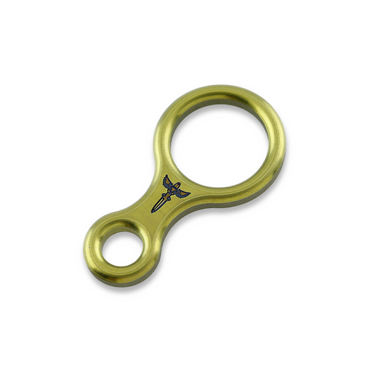 Audacious Concept Mini Figure Eight - Titanium - Satin Yellow