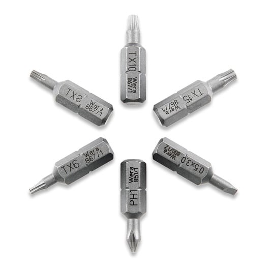 Audacious Concept Set of Wera Standard 1/4 Bits