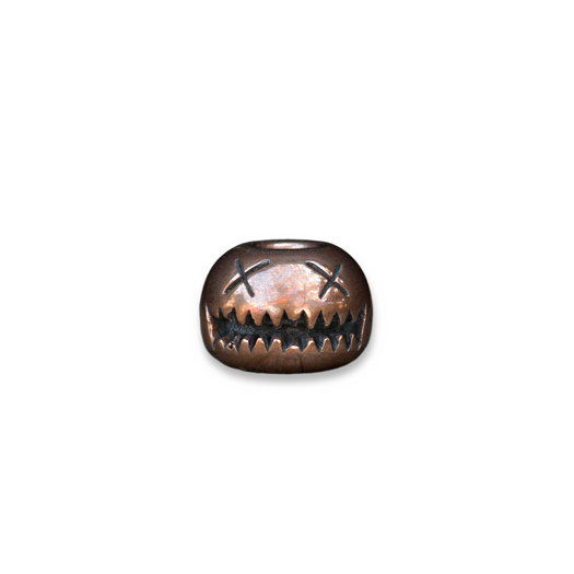 Audacious Concept Smiley Bead - Copper