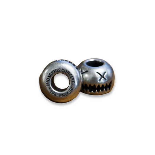 Audacious Concept Smiley Bead - Small - Silver