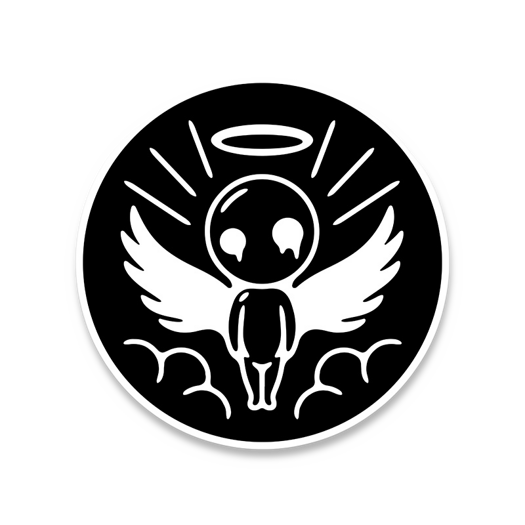 Audacious Concept Sticker - Angel