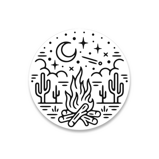 Audacious Concept Sticker - Desert