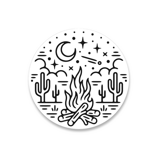 Audacious Concept Sticker - Desert