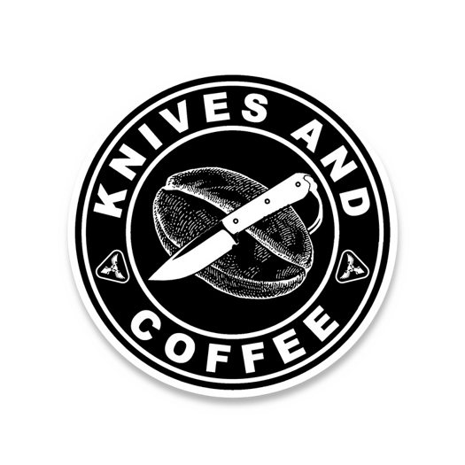 Audacious Concept Sticker - Knives & Coffee