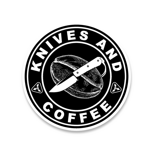 Audacious Concept Sticker - Knives & Coffee
