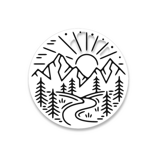 Audacious Concept Sticker - Mountains