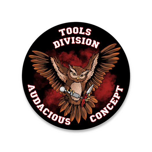 Audacious Concept Sticker - Tools Division