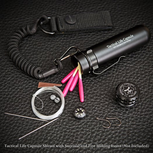 Audacious Concept Tactical Life Capsule - Aluminum - Hard Anodized