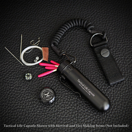 Audacious Concept Tactical Life Capsule - Aluminum - Hard Anodized