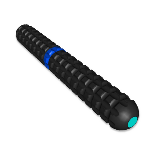 Audacious Concept Tenax Aluminium - Blue Ring pen