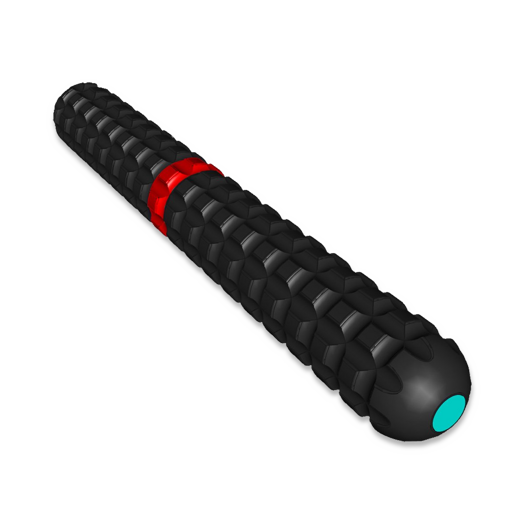 Ручка Audacious Concept Tenax Aluminium - Red Ring