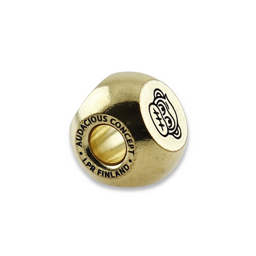 Audacious Concept Wise Monkeys Bead - Brass - Hand Polished