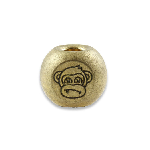 Audacious Concept Wise Monkeys Bead - Brass - Stonewashed