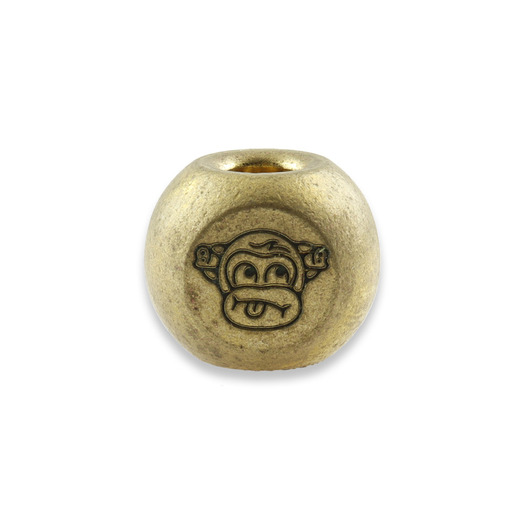 Audacious Concept Wise Monkeys Bead - Brass - Stonewashed