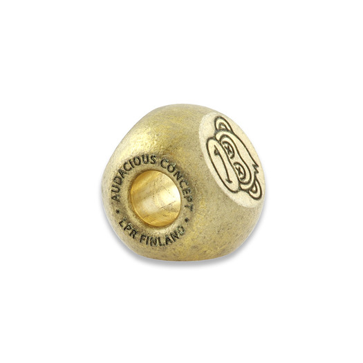 Audacious Concept Wise Monkeys Bead - Brass - Stonewashed