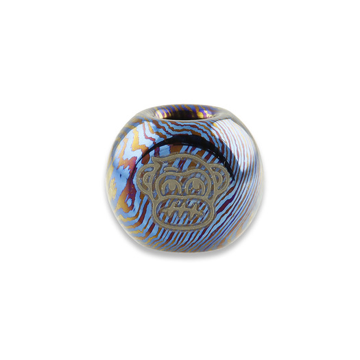 Audacious Concept Wise Monkeys Bead - Timascus - Hand Polished
