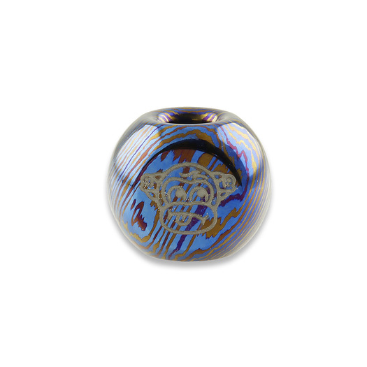 Audacious Concept Wise Monkeys Bead - Timascus - Hand Polished