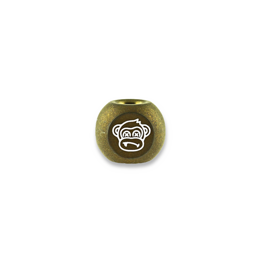 Audacious Concept Wise Monkeys Bead - Titanium - Bronzed