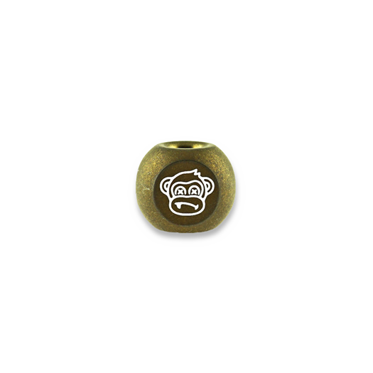 Audacious Concept Wise Monkeys Bead - Titanium - Bronzed