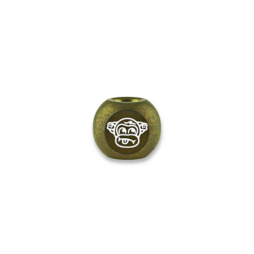 Audacious Concept Wise Monkeys Bead - Titanium - Bronzed