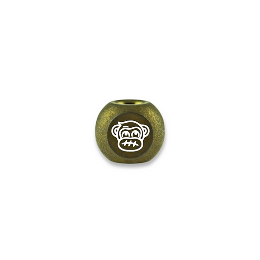 Audacious Concept Wise Monkeys Bead - Titanium - Bronzed