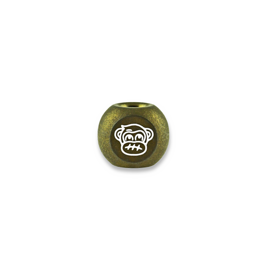 Audacious Concept Wise Monkeys Bead - Titanium - Bronzed
