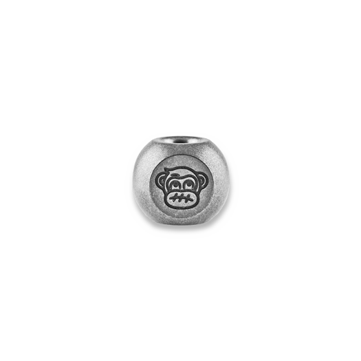 Audacious Concept Wise Monkeys Bead - Titanium - Stonewashed