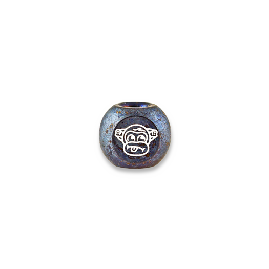 Audacious Concept Wise Monkeys Bead - Titanium - Thunder Sky