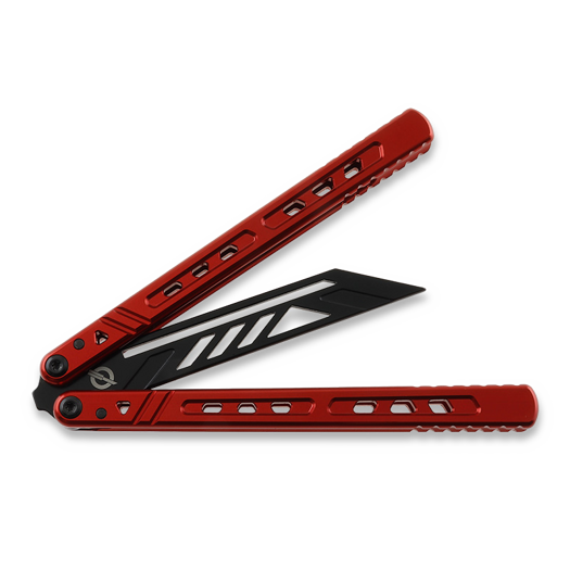 Balisong Flipping Polaris CherryPop Red balisong träningsknivar
