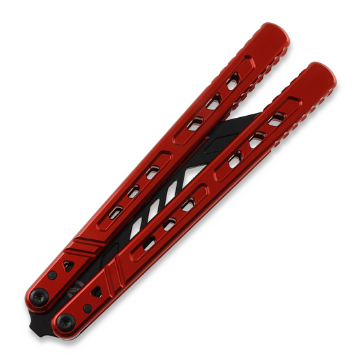 Balisong Flipping Polaris CherryPop Red perhosveitsi harjoitteluun