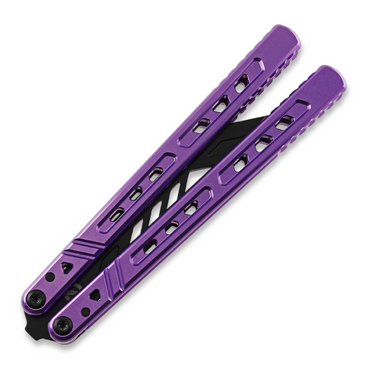 Balisong Flipping Polaris GalaxyBlast Purple perhosveitsi harjoitteluun