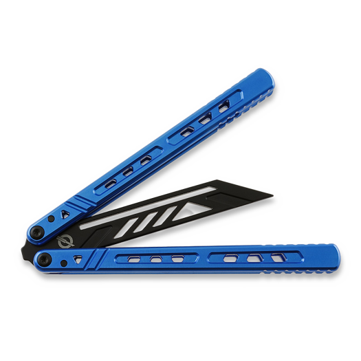 Balisong Flipping Polaris Nebula Blue balisong träningsknivar
