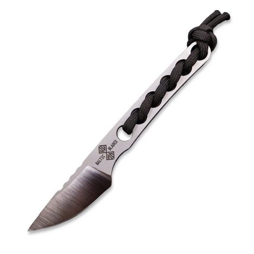 Baltic Blades Angis Elmax Scalpel kniv, Black Paracord