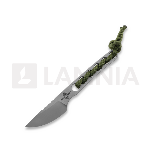 Baltic Blades Angis Elmax Scalpel nož, Green Paracord